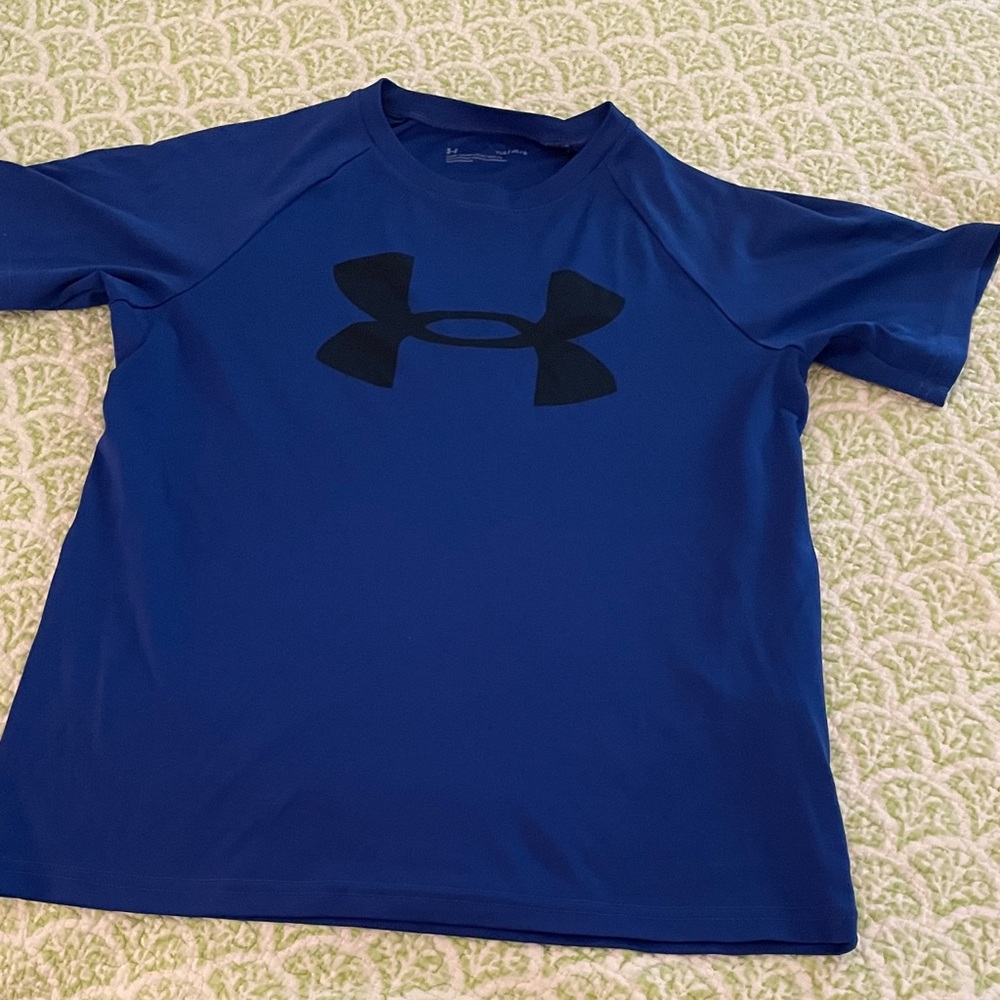 Under Armour Royal Blue Tee with Black Logo